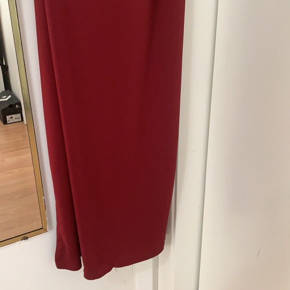 Red Wine Formal Long Dress - Picture 2 of 4